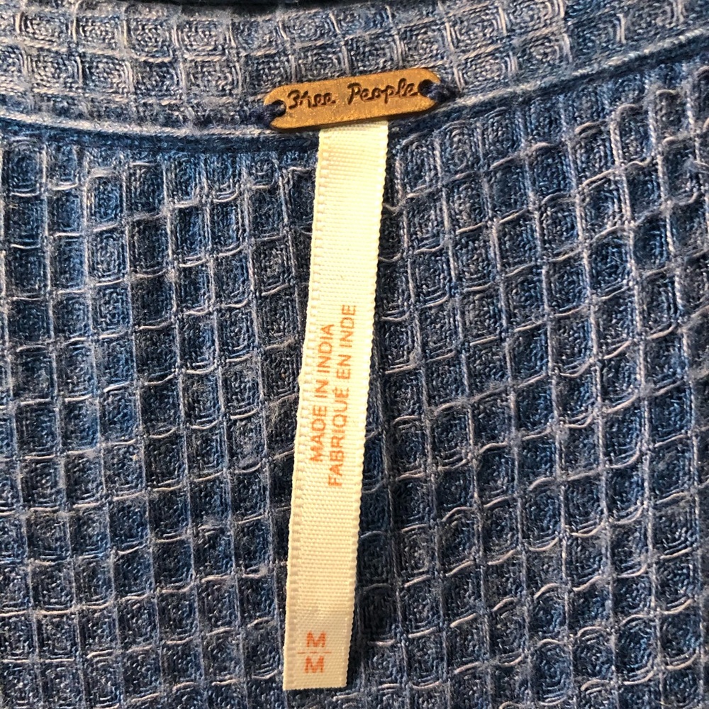 Free People Warm Button Downn